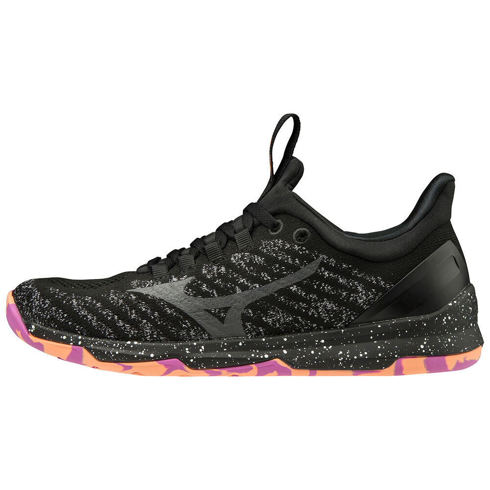 Deportivas Mizuno TC-01 Mujer Negras/Blancas Baratas ZNUY-96427